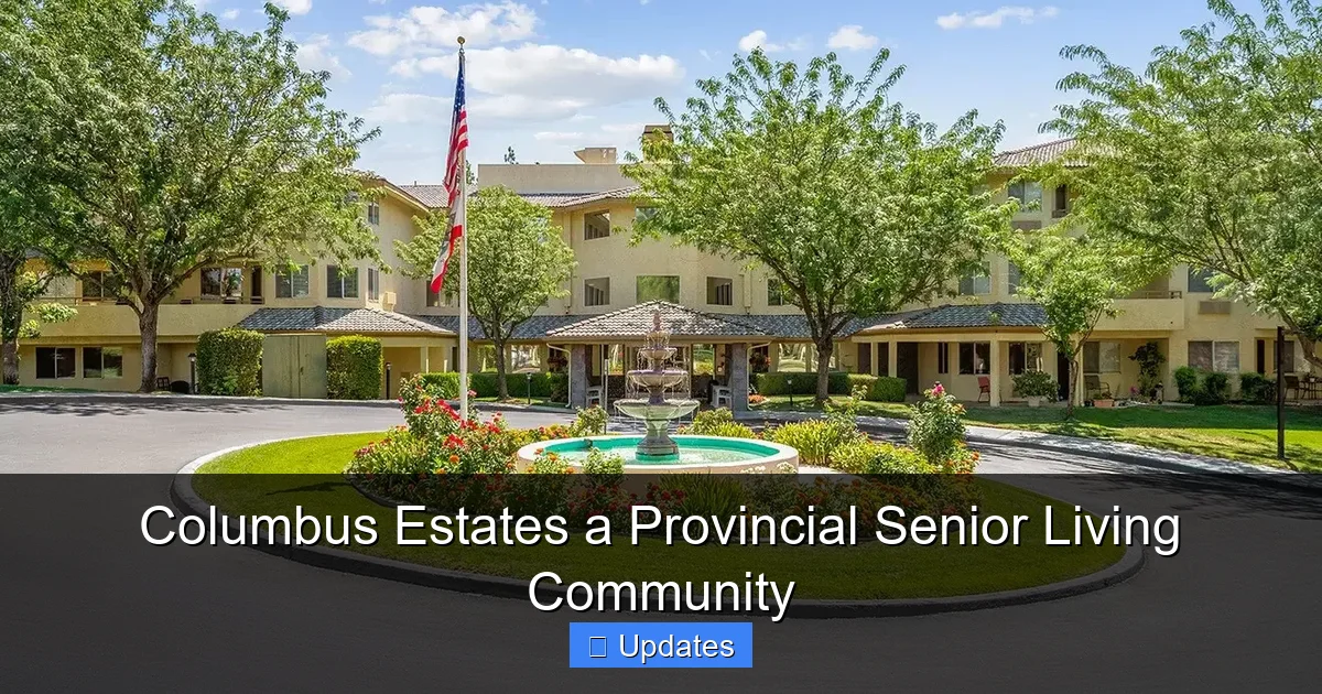 Columbus Estates a Provincial Senior Living Community