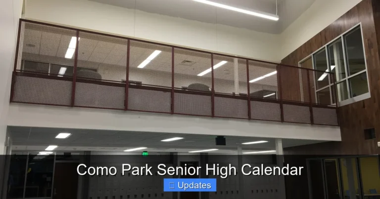 Como Park Senior High Calendar