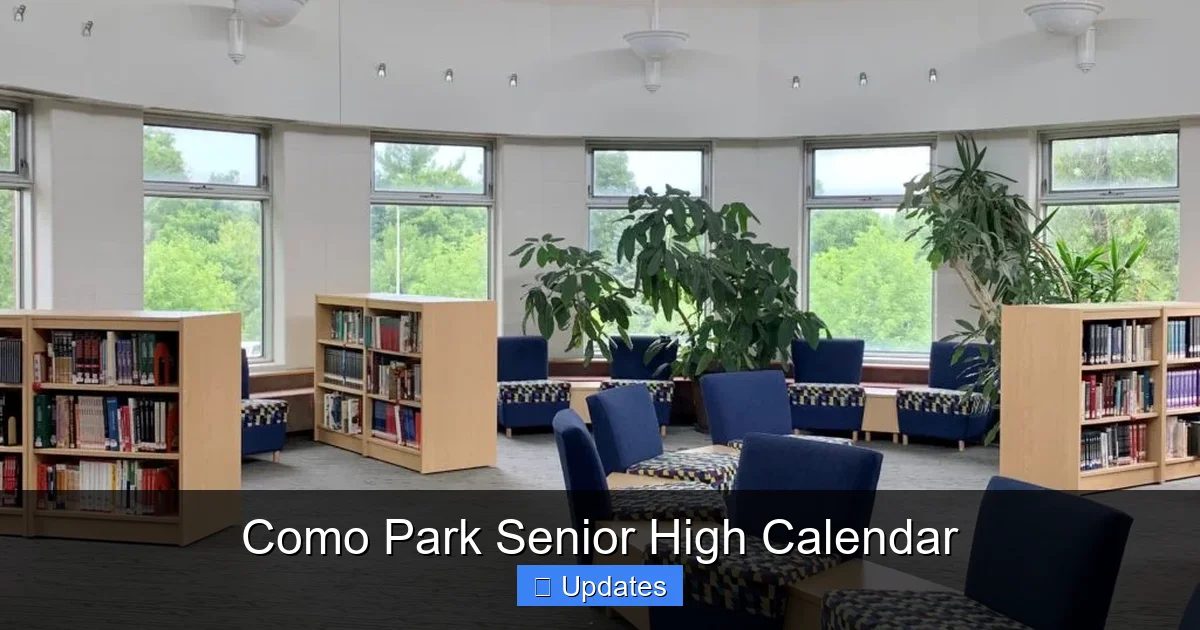 Como Park Senior High Calendar