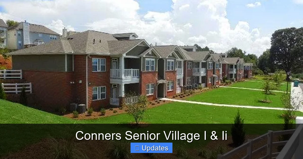 Conners Senior Village I & Ii
