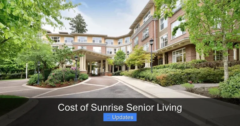 Cost of Sunrise Senior Living