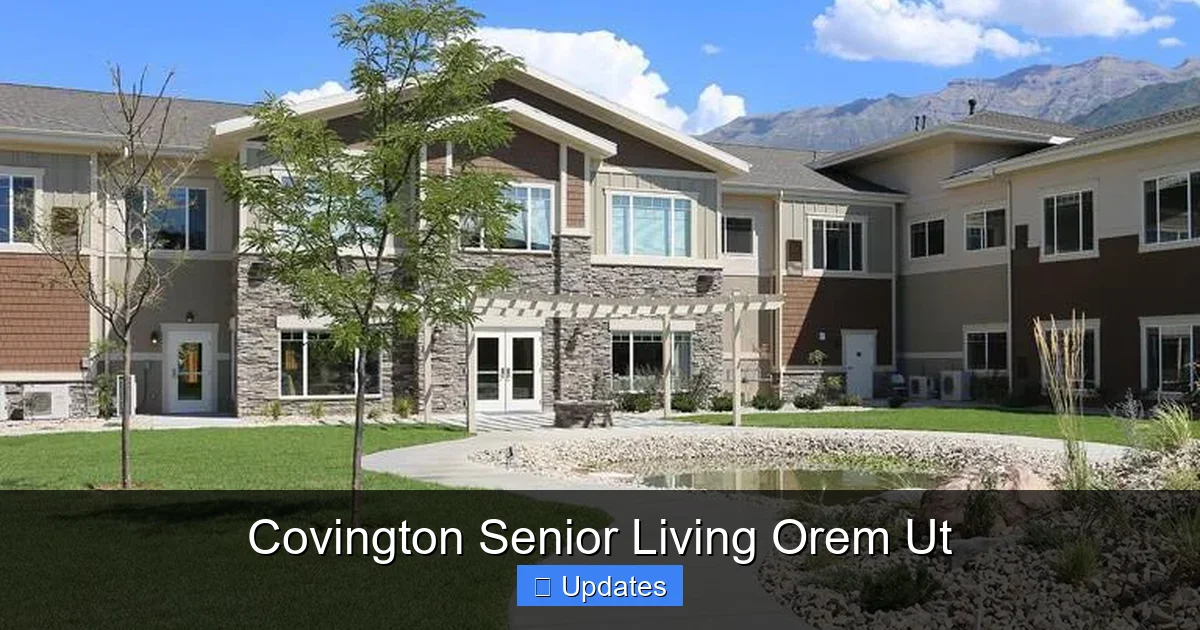 Covington Senior Living Orem Ut