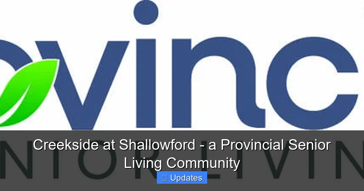 Creekside at Shallowford - a Provincial Senior Living Community