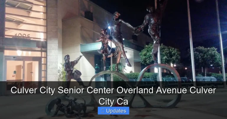 Culver City Senior Center Overland Avenue Culver City Ca