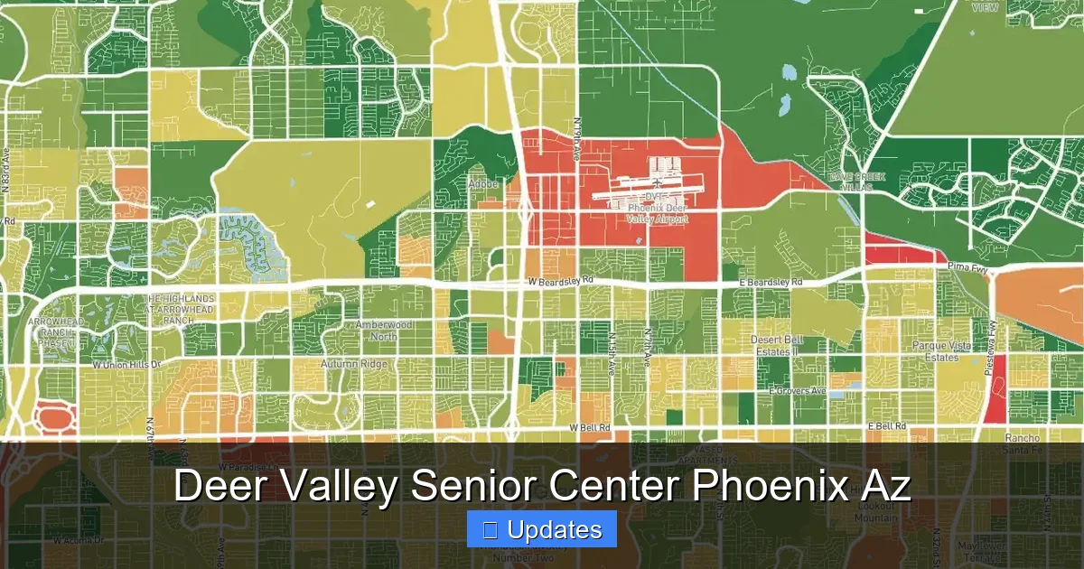 Deer Valley Senior Center Phoenix Az