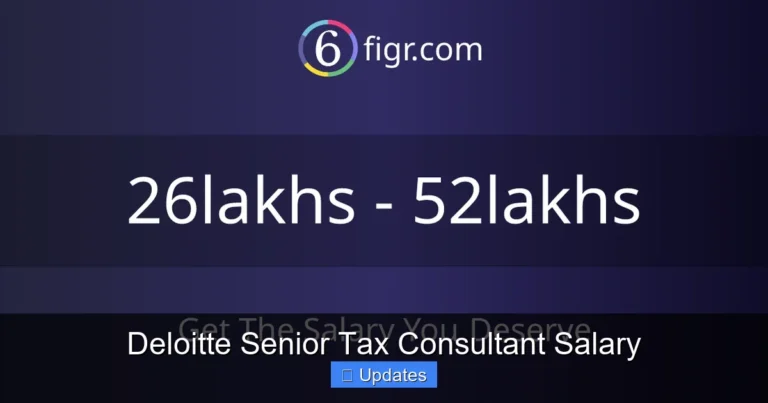 Deloitte Senior Tax Consultant Salary