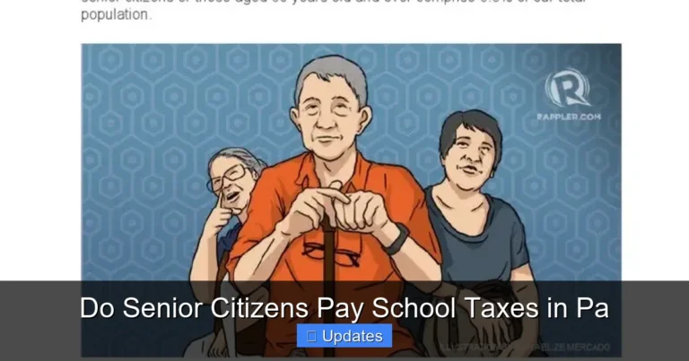 Do Senior Citizens Pay School Taxes in Pa