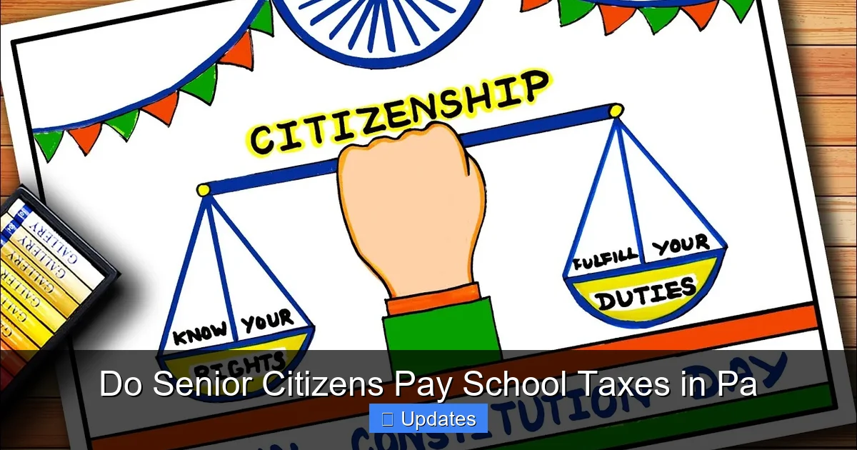 Do Senior Citizens Pay School Taxes in Pa
