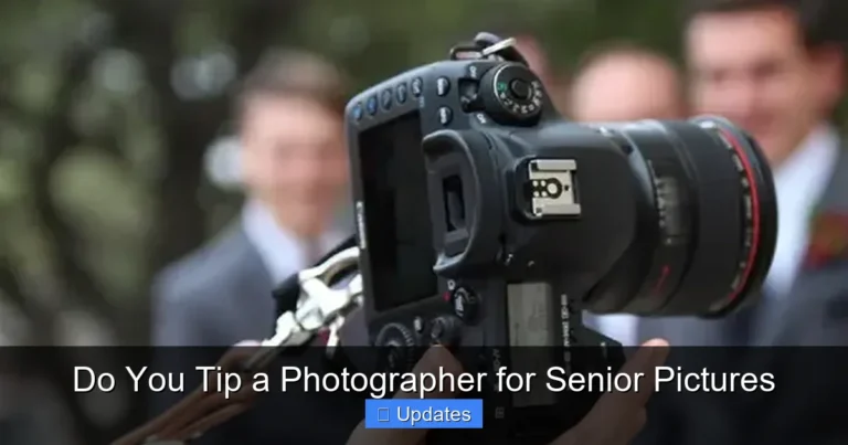 Do You Tip a Photographer for Senior Pictures