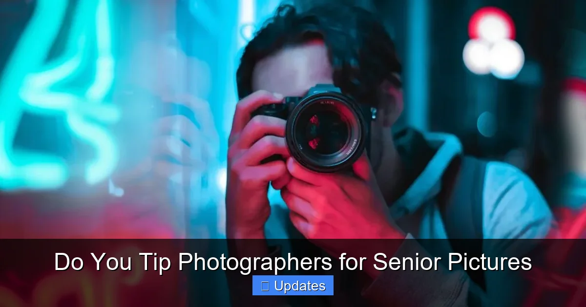 Do You Tip Photographers for Senior Pictures