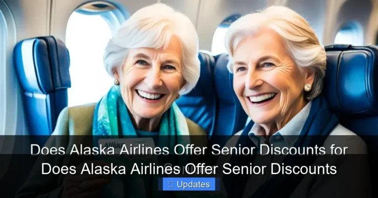 Does Alaska Airlines Offer Senior Discounts