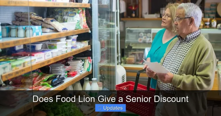 Does Food Lion Give a Senior Discount