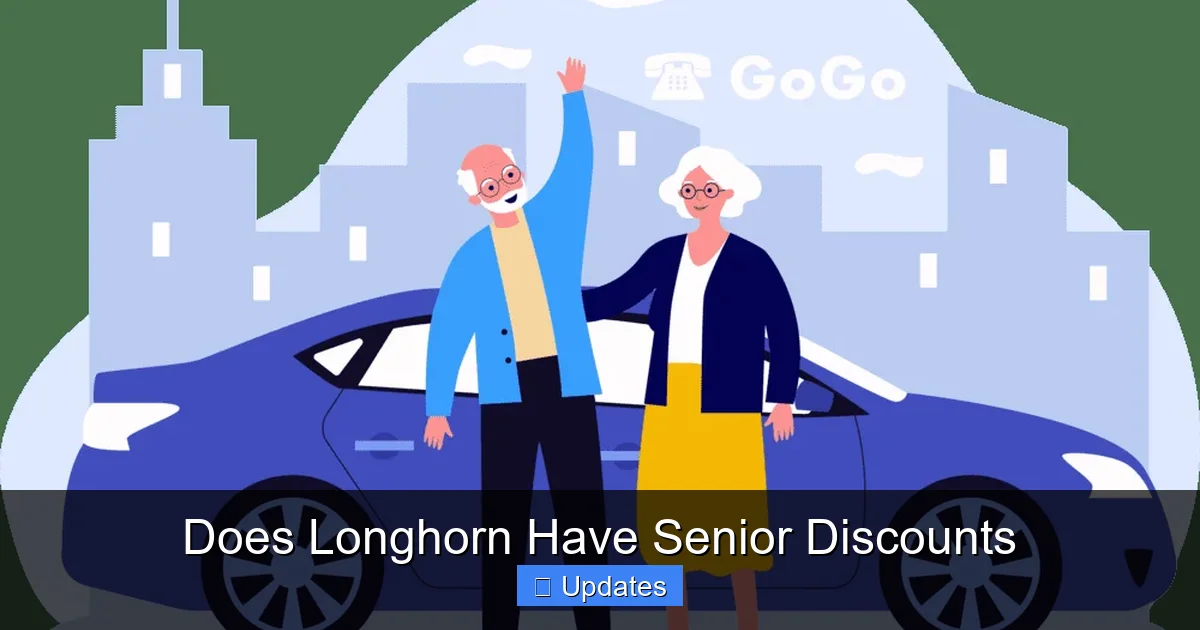 Does Longhorn Have Senior Discounts