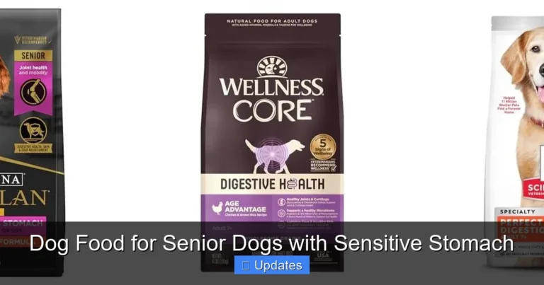 Dog Food for Senior Dogs with Sensitive Stomach