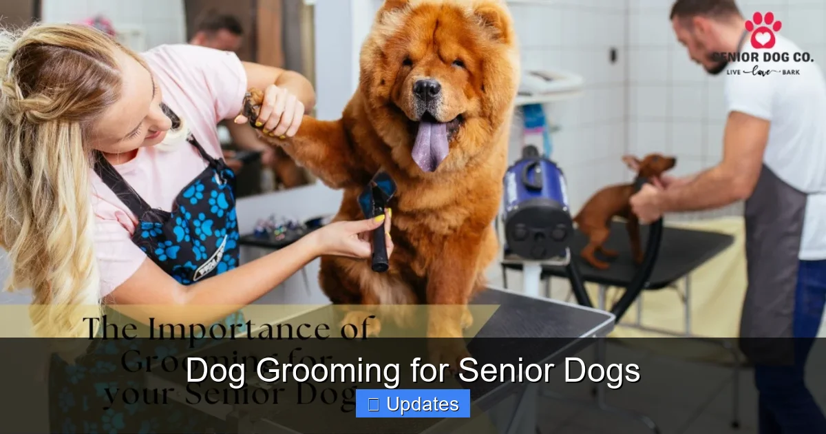 Dog Grooming for Senior Dogs