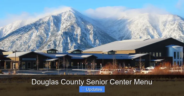 Douglas County Senior Center Menu