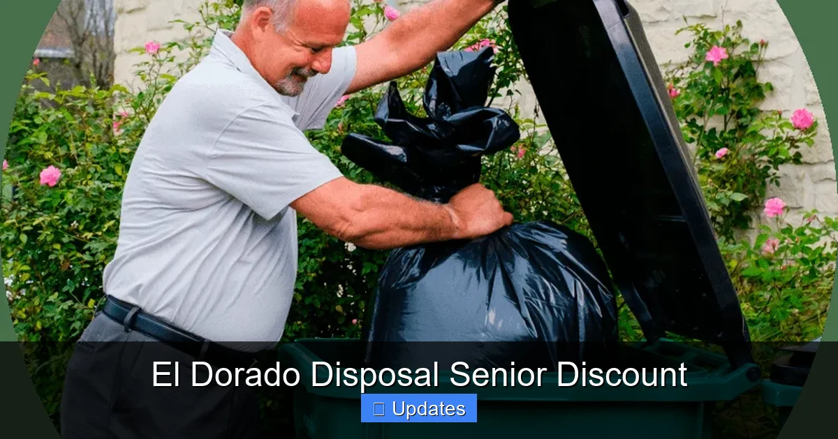 El Dorado Disposal Senior Discount