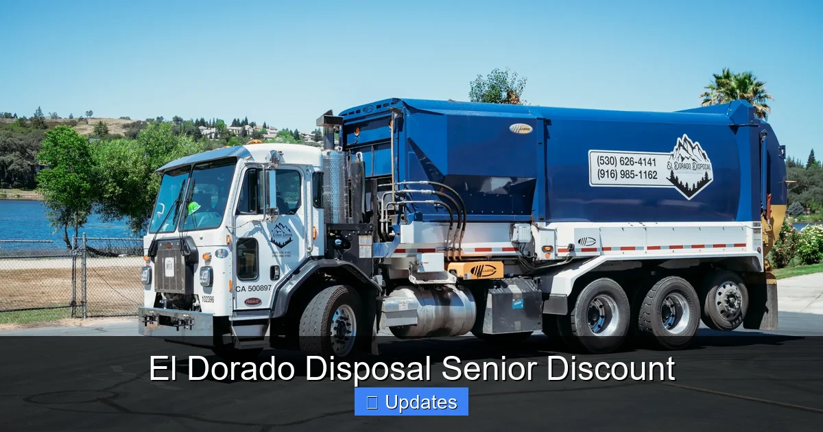 Sensor Discont El Dorado Disposal Senior Discount - SeniorsProTalk