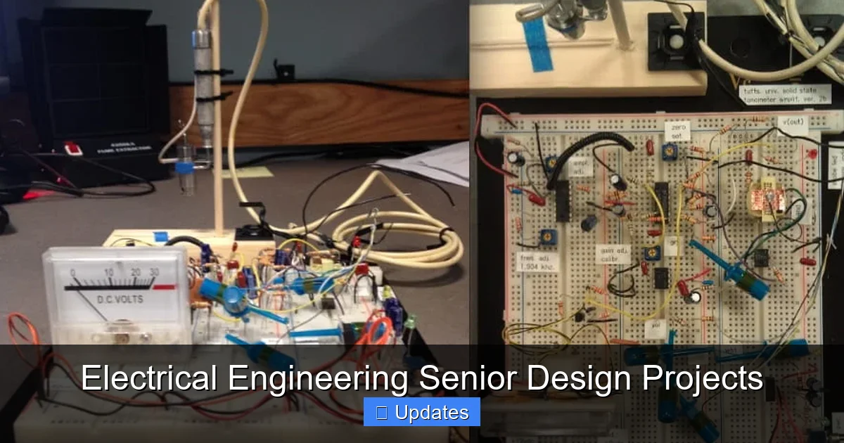 Electrical Engineering Project Examples Electrical Engineering Senior Design Projects - SeniorsProTalk