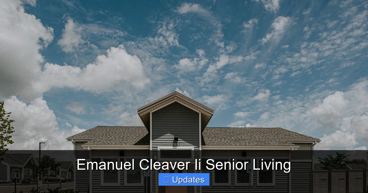 Emanuel Cleaver Ii Senior Living