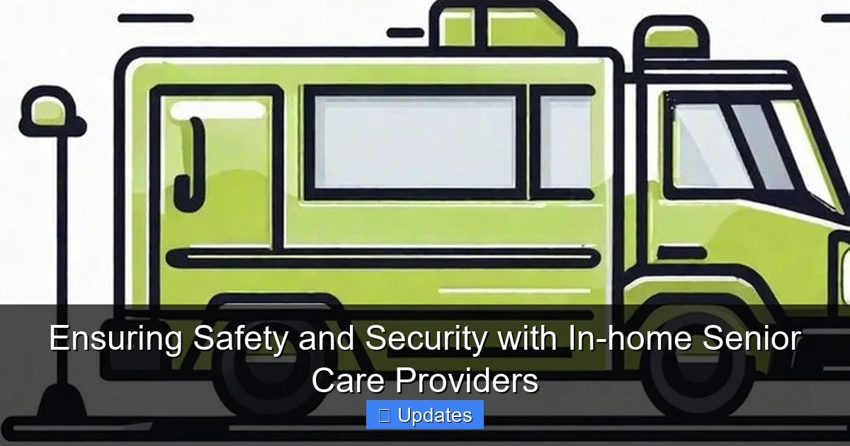 Ensuring Safety and Security with In-home Senior Care Providers