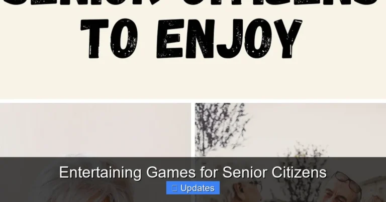 Entertaining Games for Senior Citizens