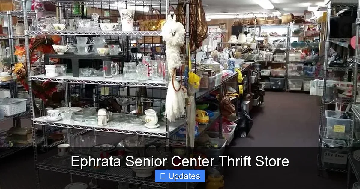 Ephrata Senior Center Thrift Store