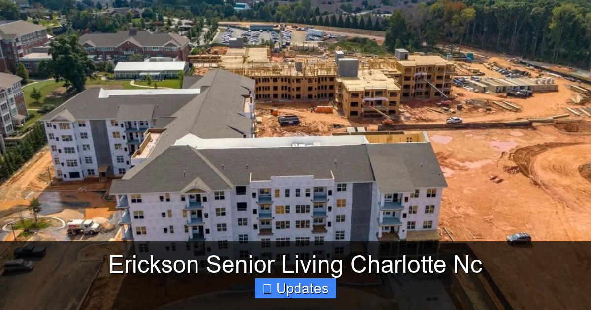 Erickson Senior Living Charlotte Nc