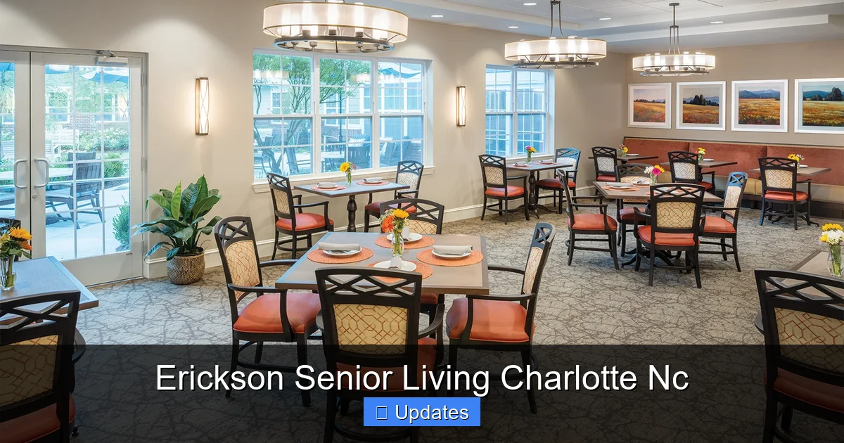 Erickson Senior Living Charlotte Nc