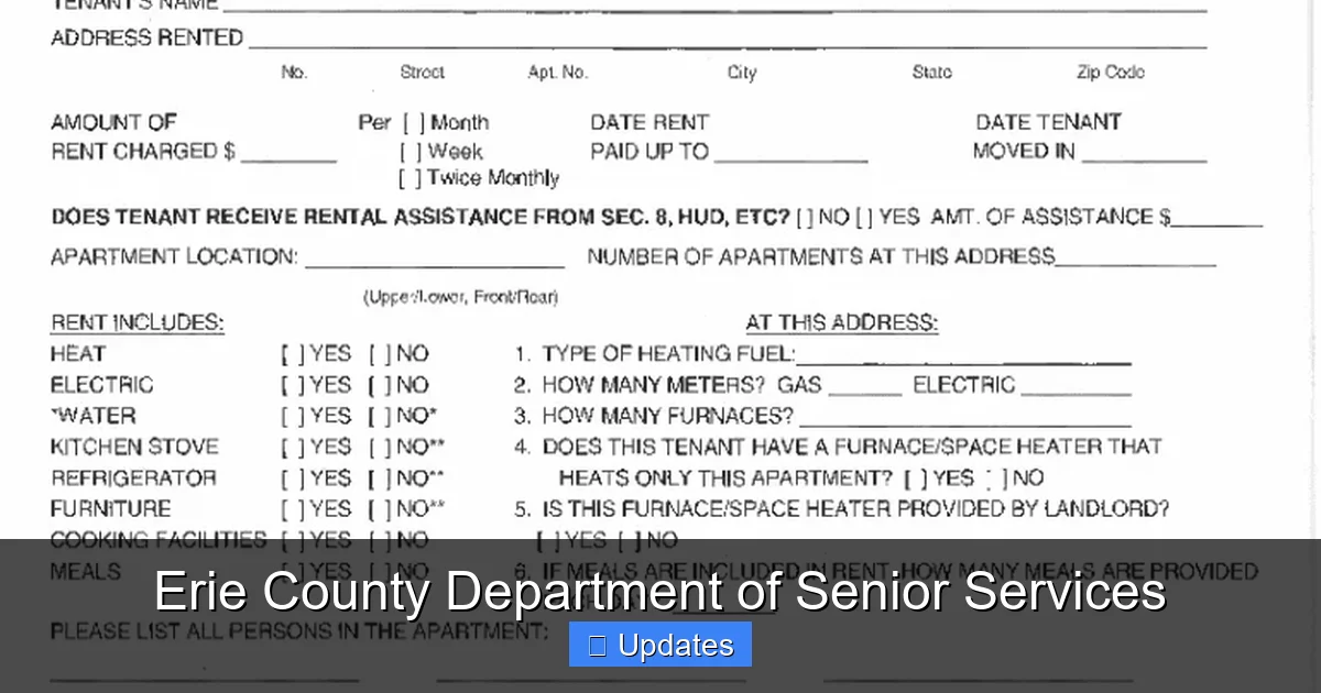 Erie County Department of Senior Services