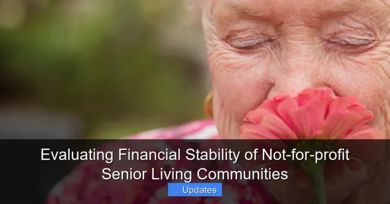 Evaluating Financial Stability of Not-for-profit Senior Living Communities