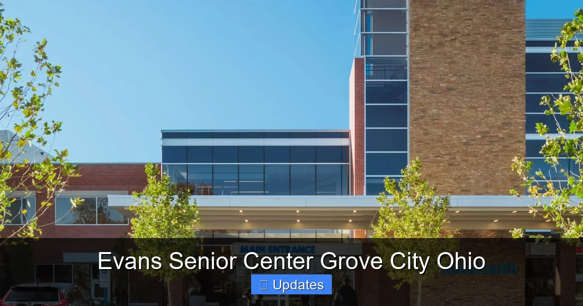 Evans Senior Center Grove City Ohio