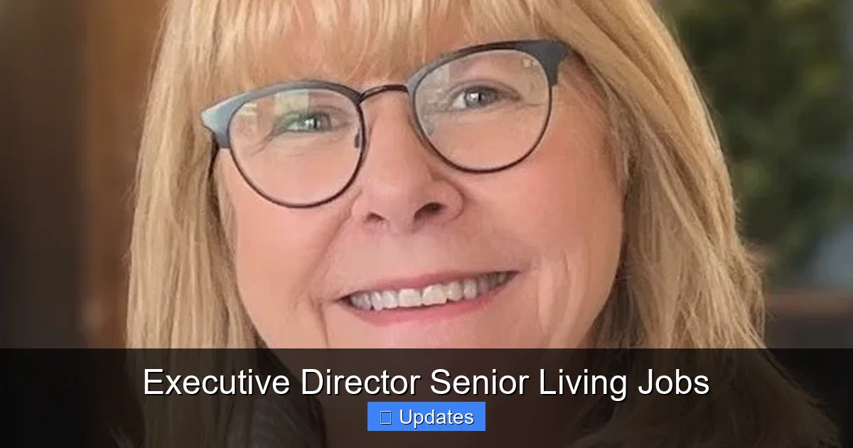 Executive Director Senior Living Jobs