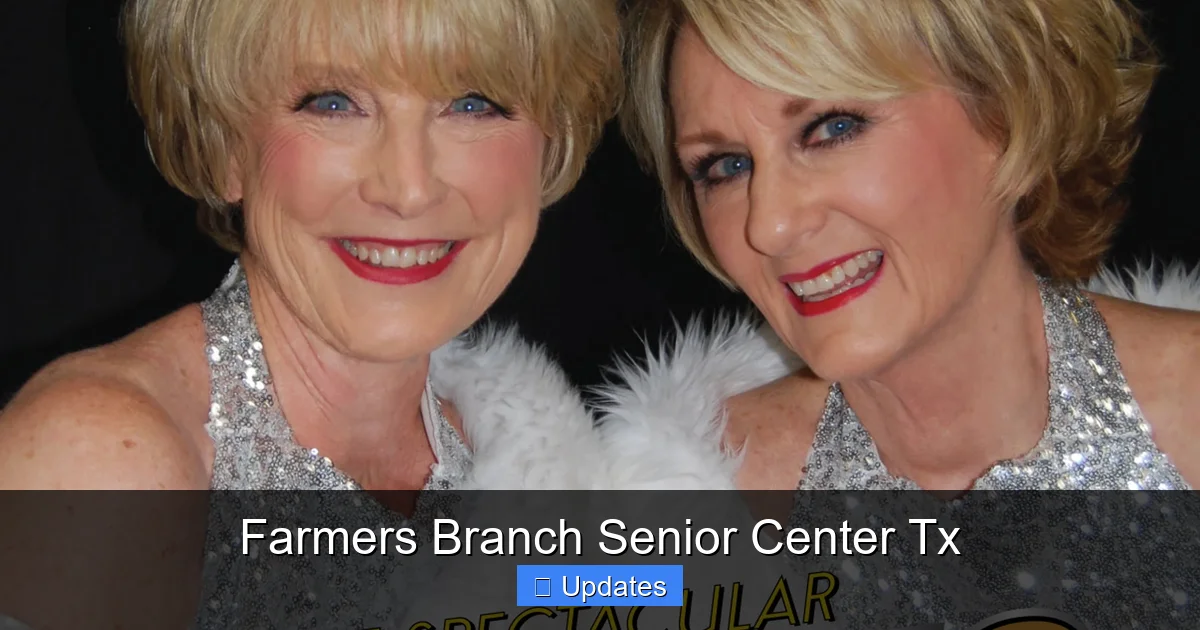 Farmers Branch Senior Center Tx