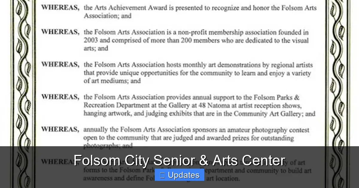 Folsom City Senior & Arts Center