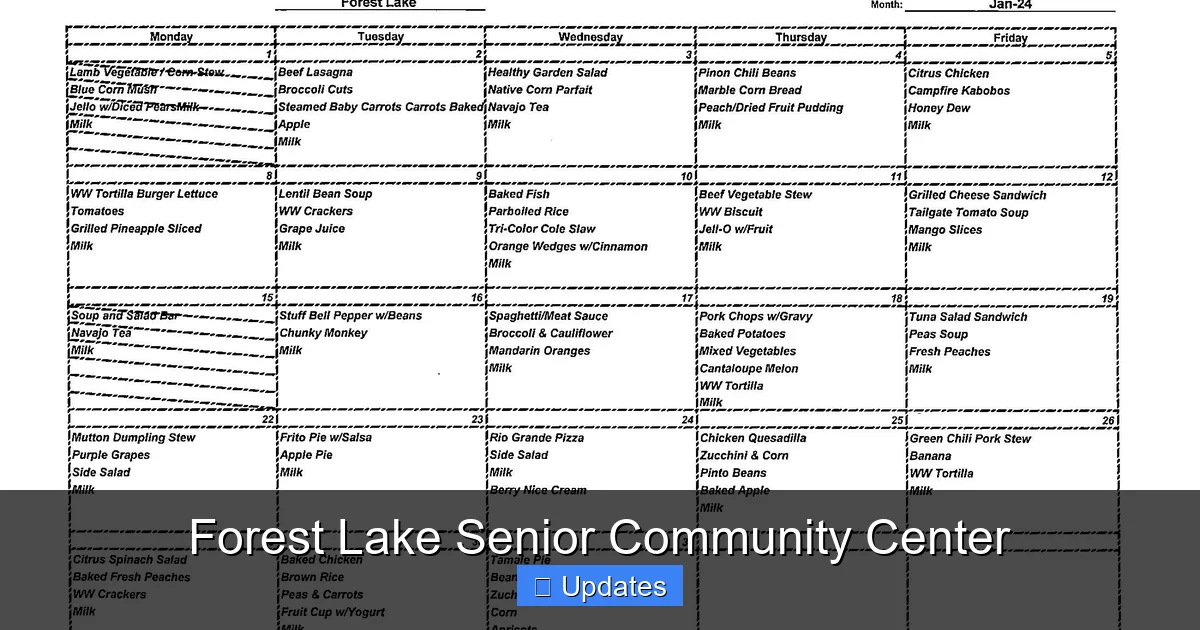 Forest Lake Senior Community Center