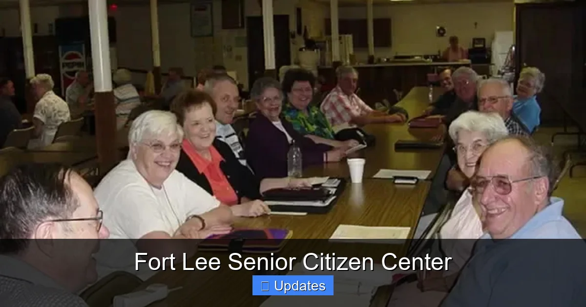 Fort Lee Senior Citizen Center