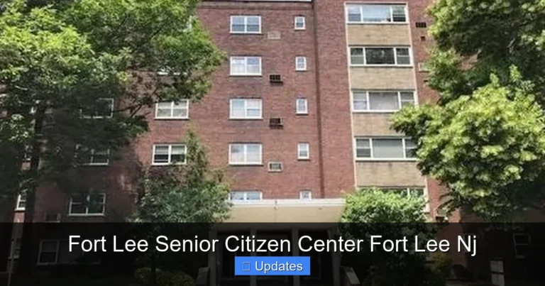 Fort Lee Senior Citizen Center Fort Lee Nj