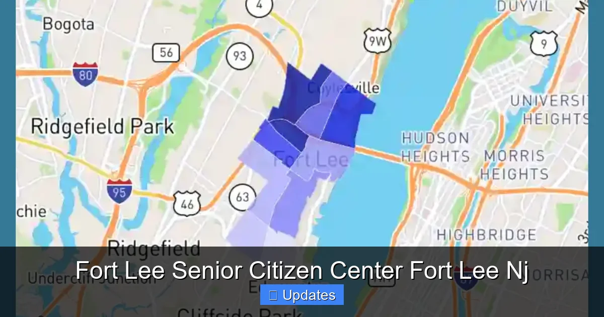 Fort Lee Senior Citizen Center Fort Lee Nj