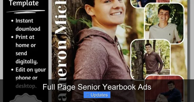 Full Page Senior Yearbook Ads