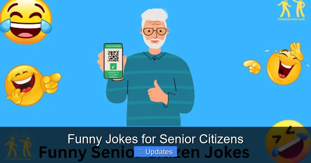 Funny Jokes for Senior Citizens