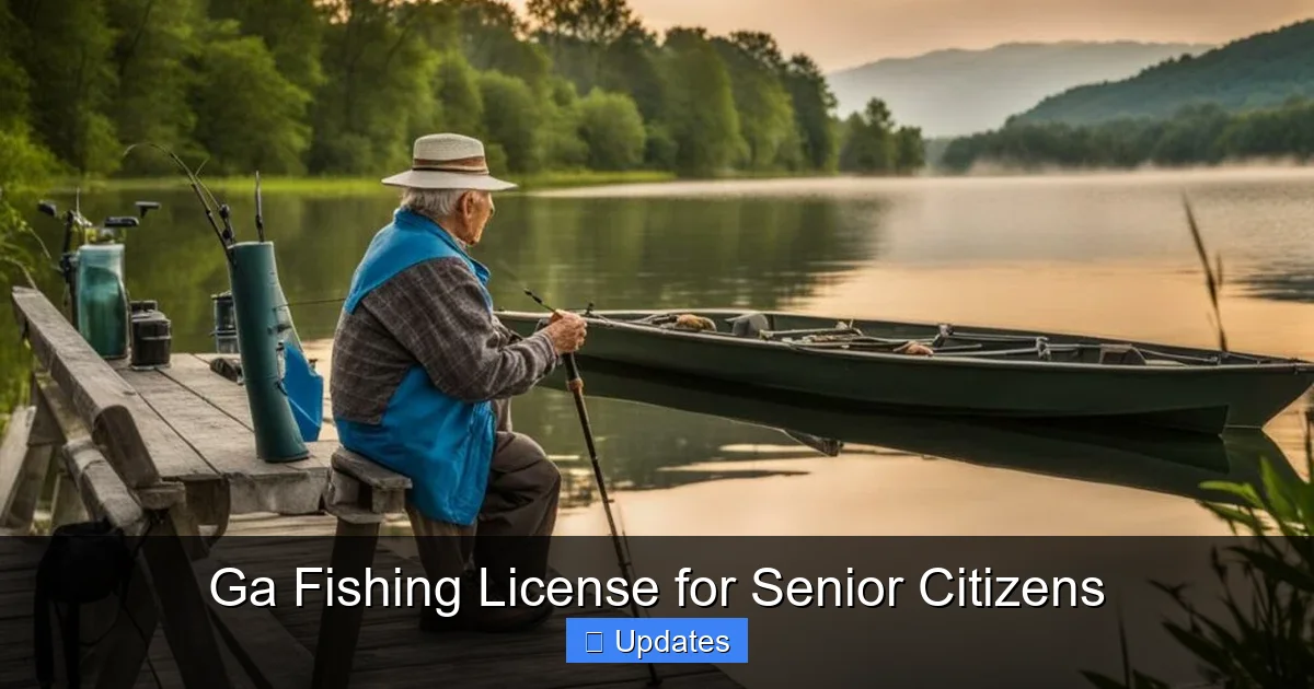 Ga Fishing License for Senior Citizens