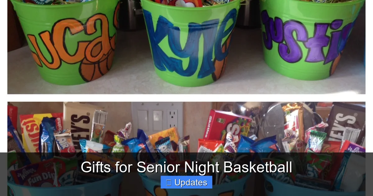 Gifts for Senior Night Basketball