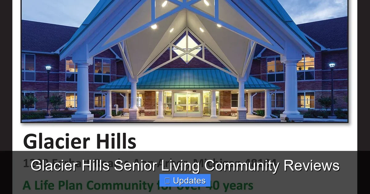 Glacier Hills Senior Living Community Reviews