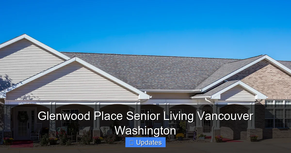 Glenwood Place Senior Living Vancouver Washington