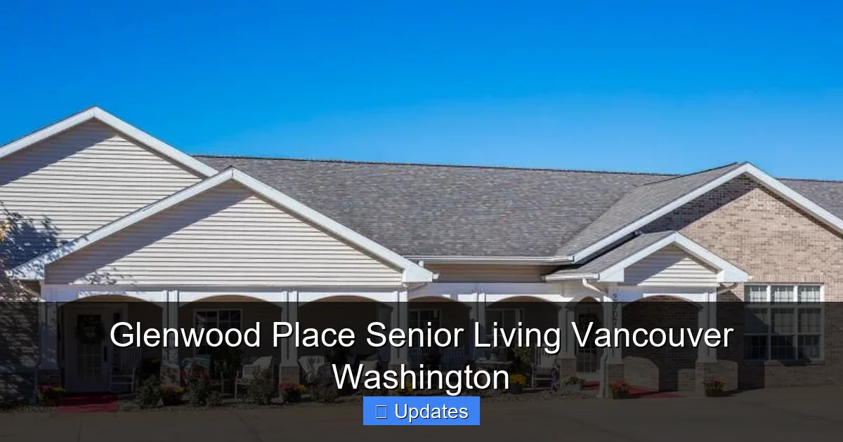 Glenwood Place Senior Living Vancouver Washington