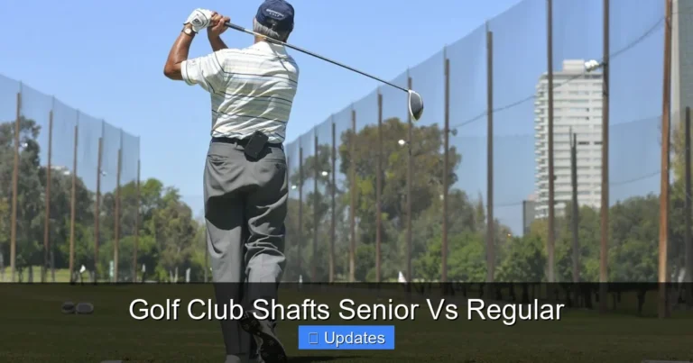 Golf Club Shafts Senior Vs Regular