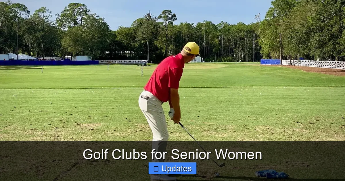 Golf Clubs for Senior Women