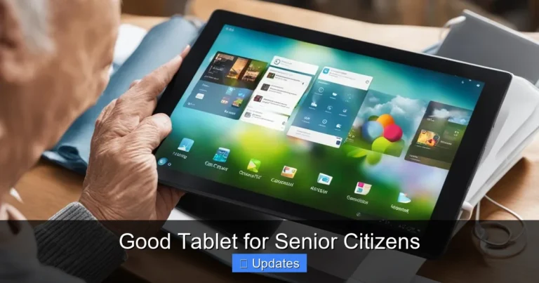 Good Tablet for Senior Citizens