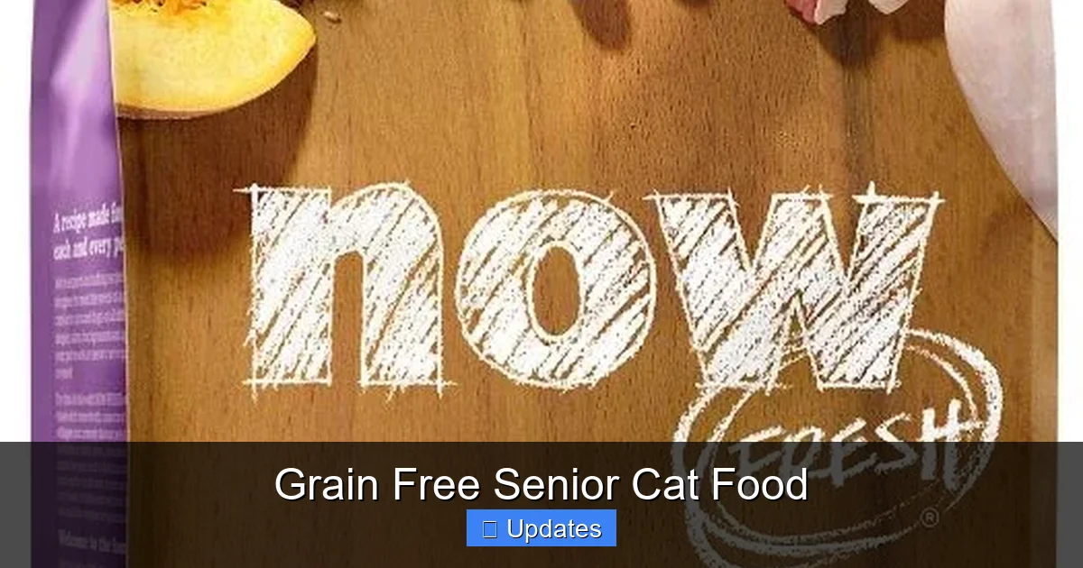 Grain Free Senior Cat Food